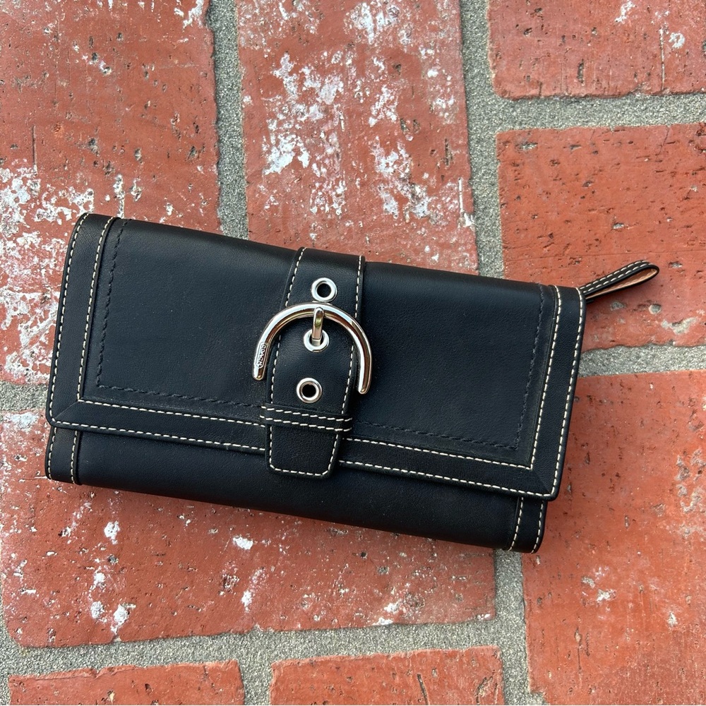 NWT Coach Elegant Black Women's Wallet